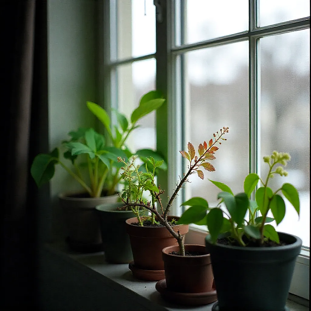 Juniper maintaining structural beauty during winter months